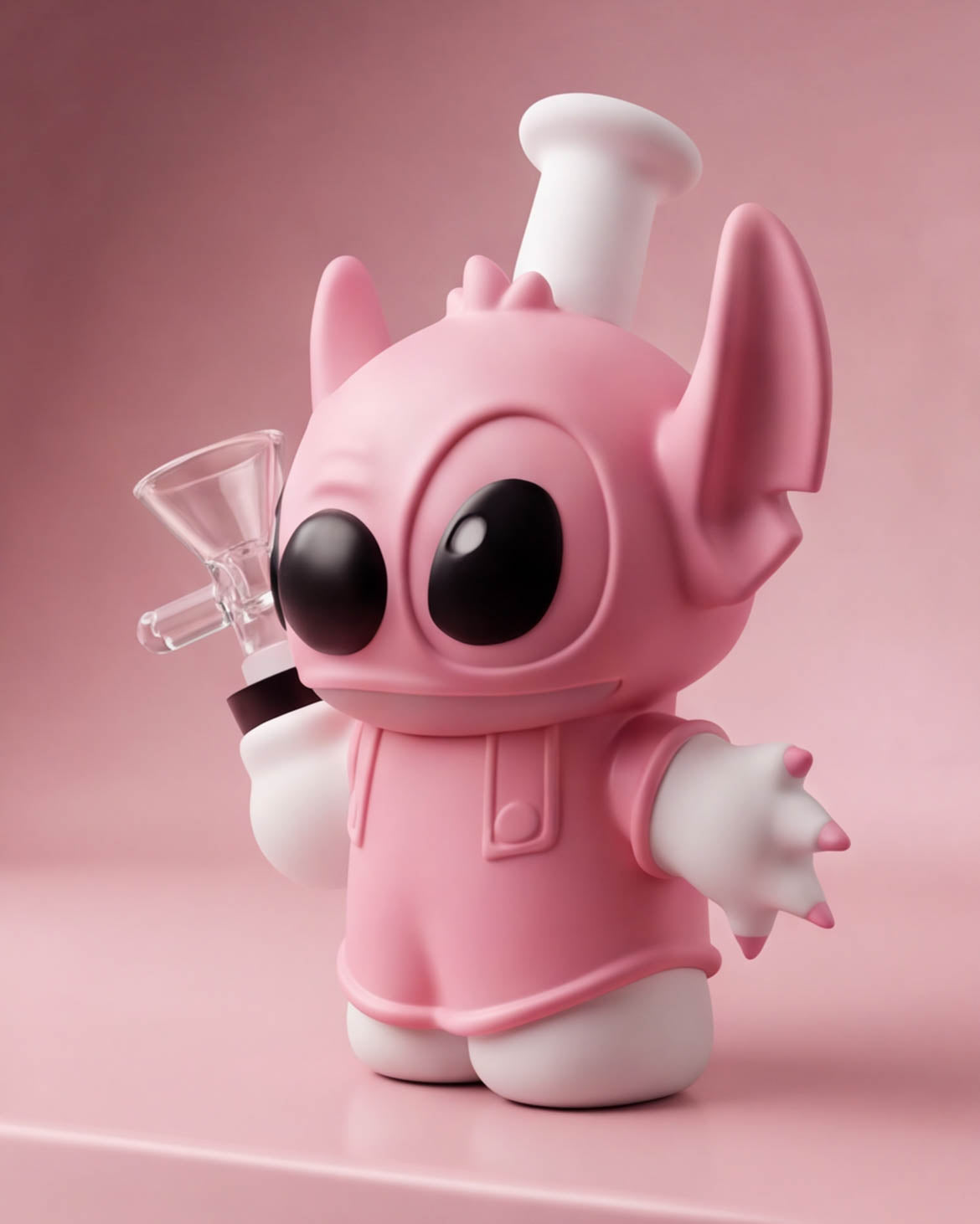 Little Monster Silicone Bong - Pink