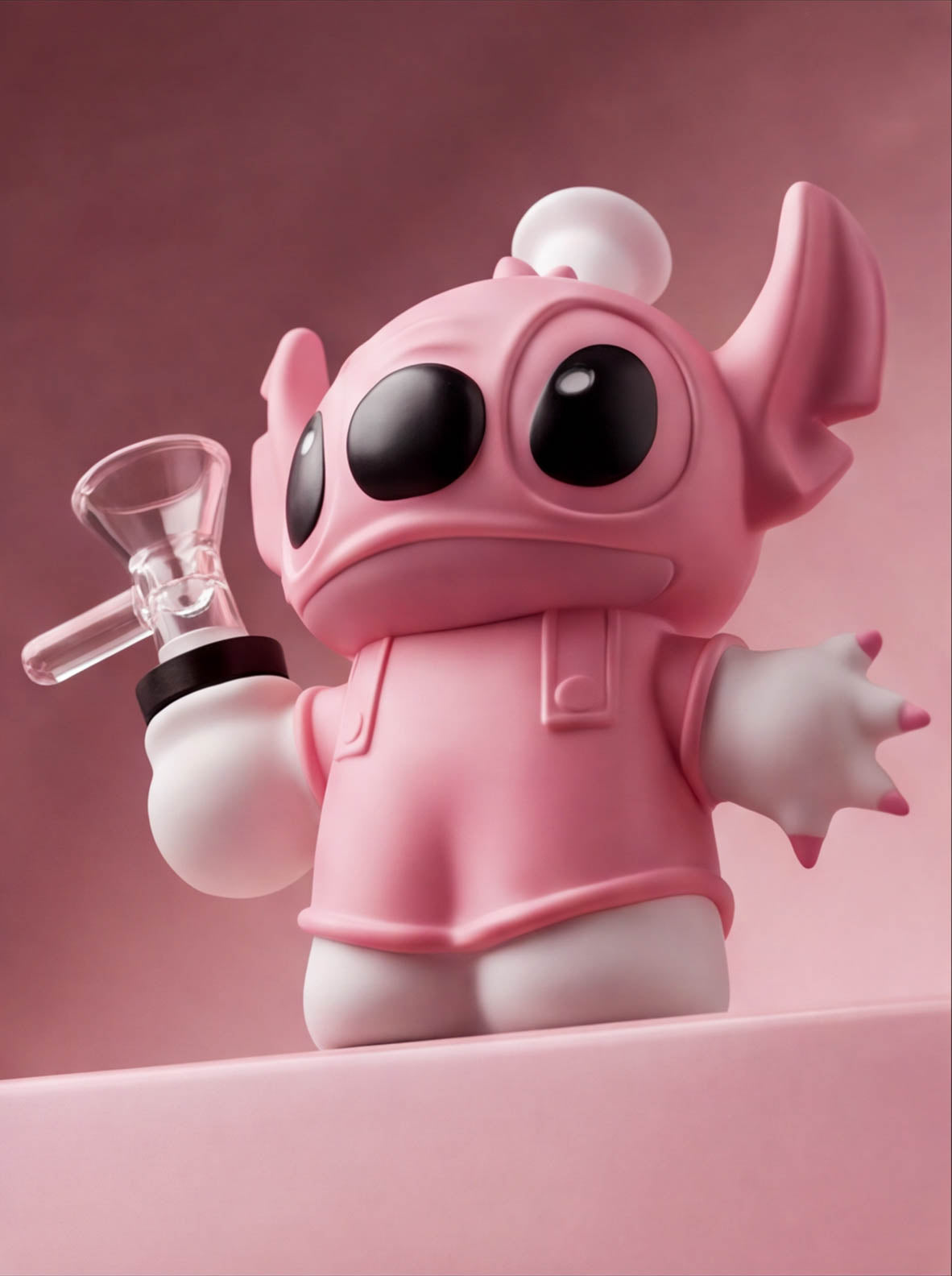 Little Monster Silicone Bong - Pink