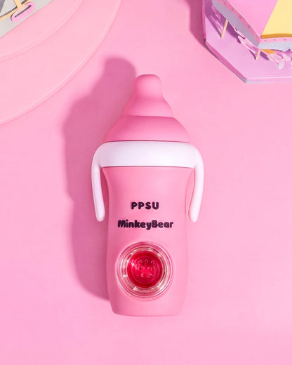 Milk Bottle Silicone Pipe - Pink