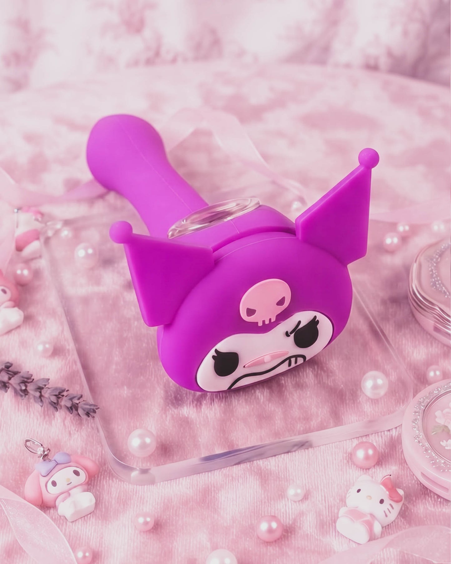 Mischief Kitty Silicone Hand Pipe
