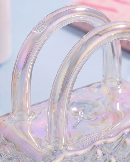Pearl Charm Iridescent Hang Bag Bong