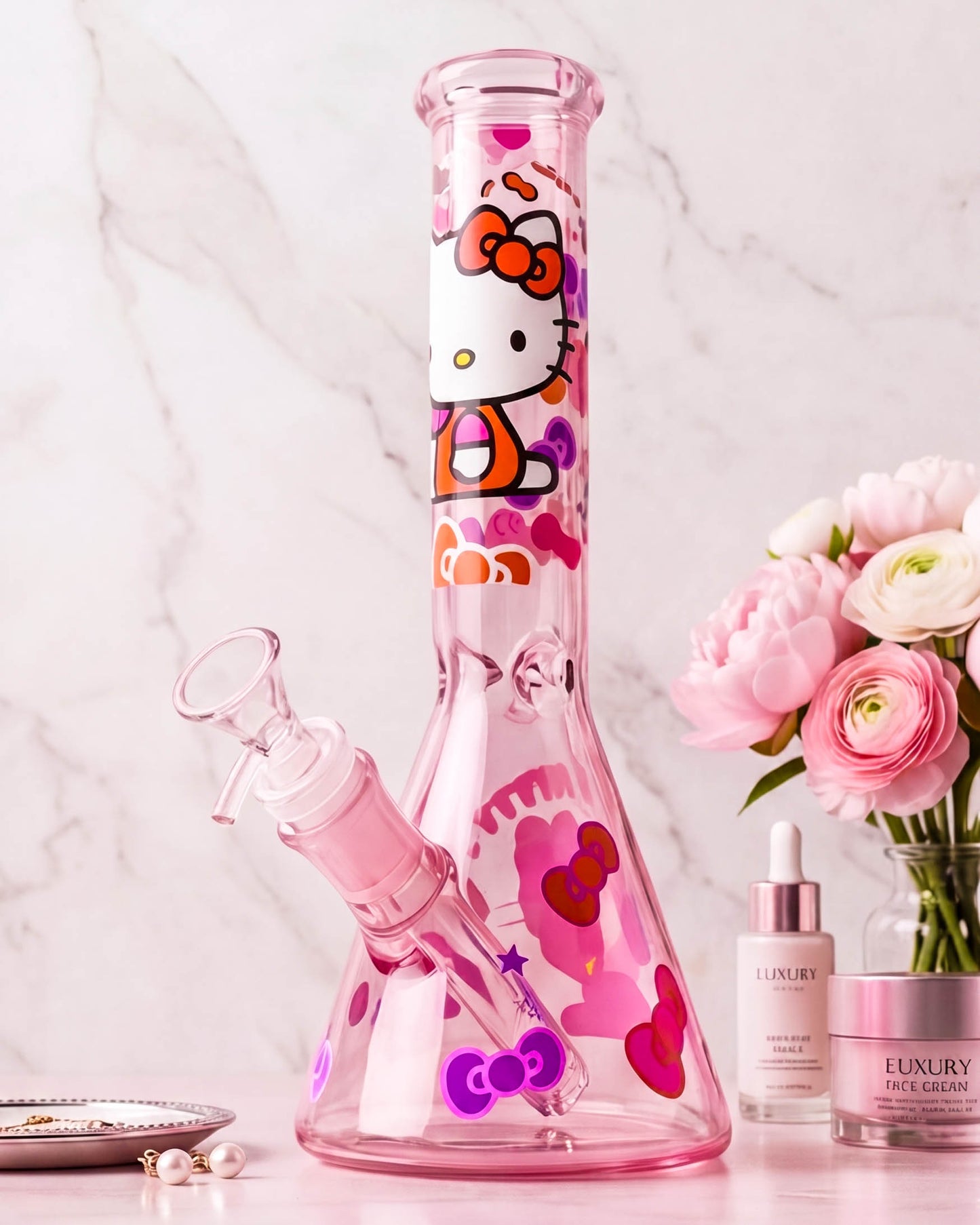 Pookie Kitty Beaker Bong