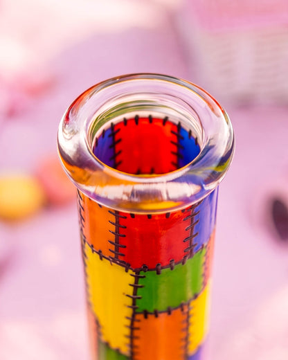 Stitched Rainbow Bong/Dab Rig