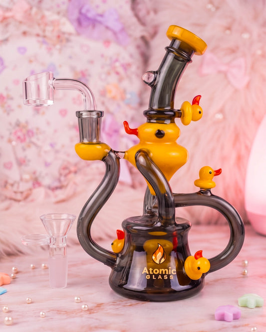 Rubber Duckie Recycler Bong/Dab Rig