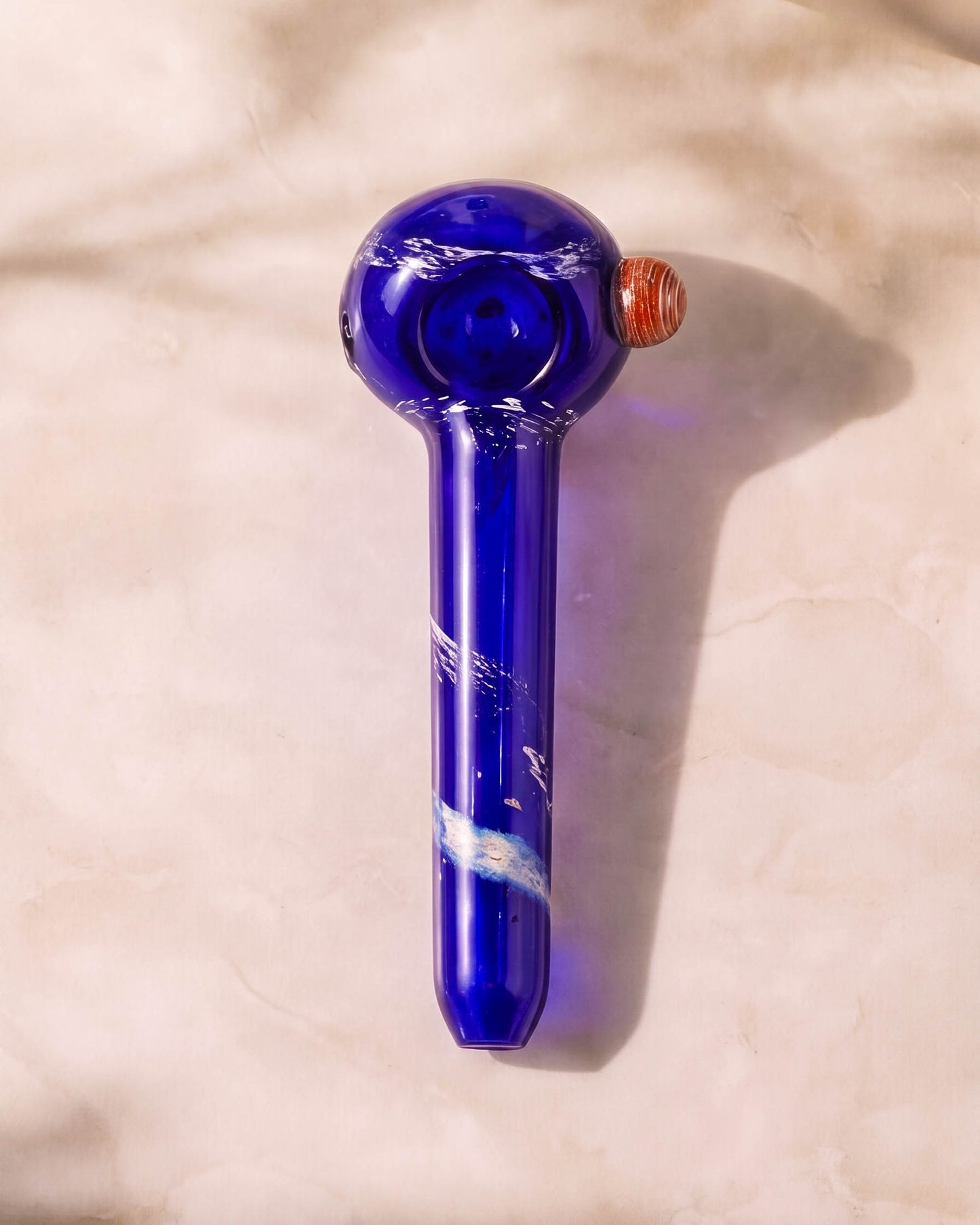 Stardust Aura Fumed Glass Hand Pipe