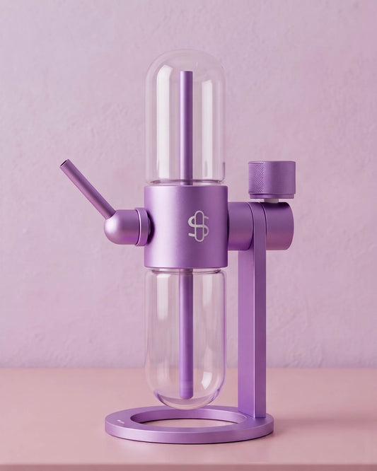 Stundenglass™ Gravity Hookah Bong V3 - Purple