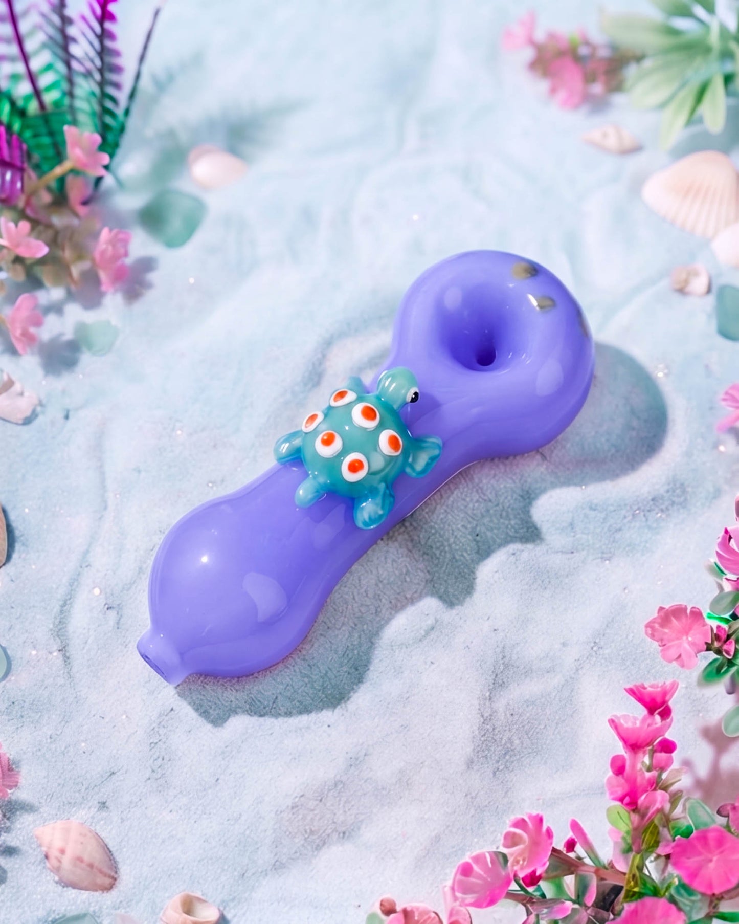 Turtle Cove Cutie Glass Pipe