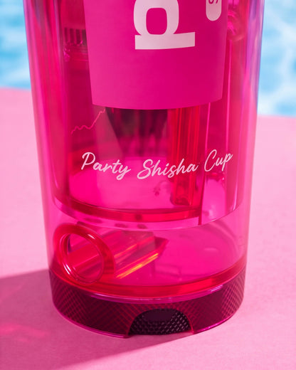 Ploox - X Party Shisha Cup Electric Portable Vaporizer - Pink
